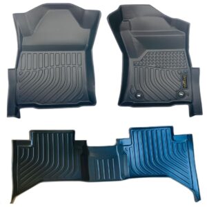 for Toyota Hilux Manual – 2015-2023 – Dual Cab – 3D/5D All Weather Car Floor Mats – Right Hand Drive