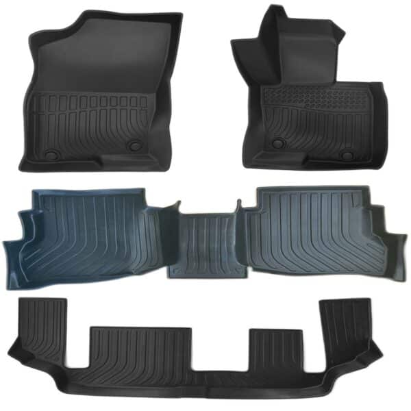 Mazda CX-9 – 2016-2023 – 3 ROWS – TC Series – 3D/5D All Weather Car Floor Mats – Right Hand Drive